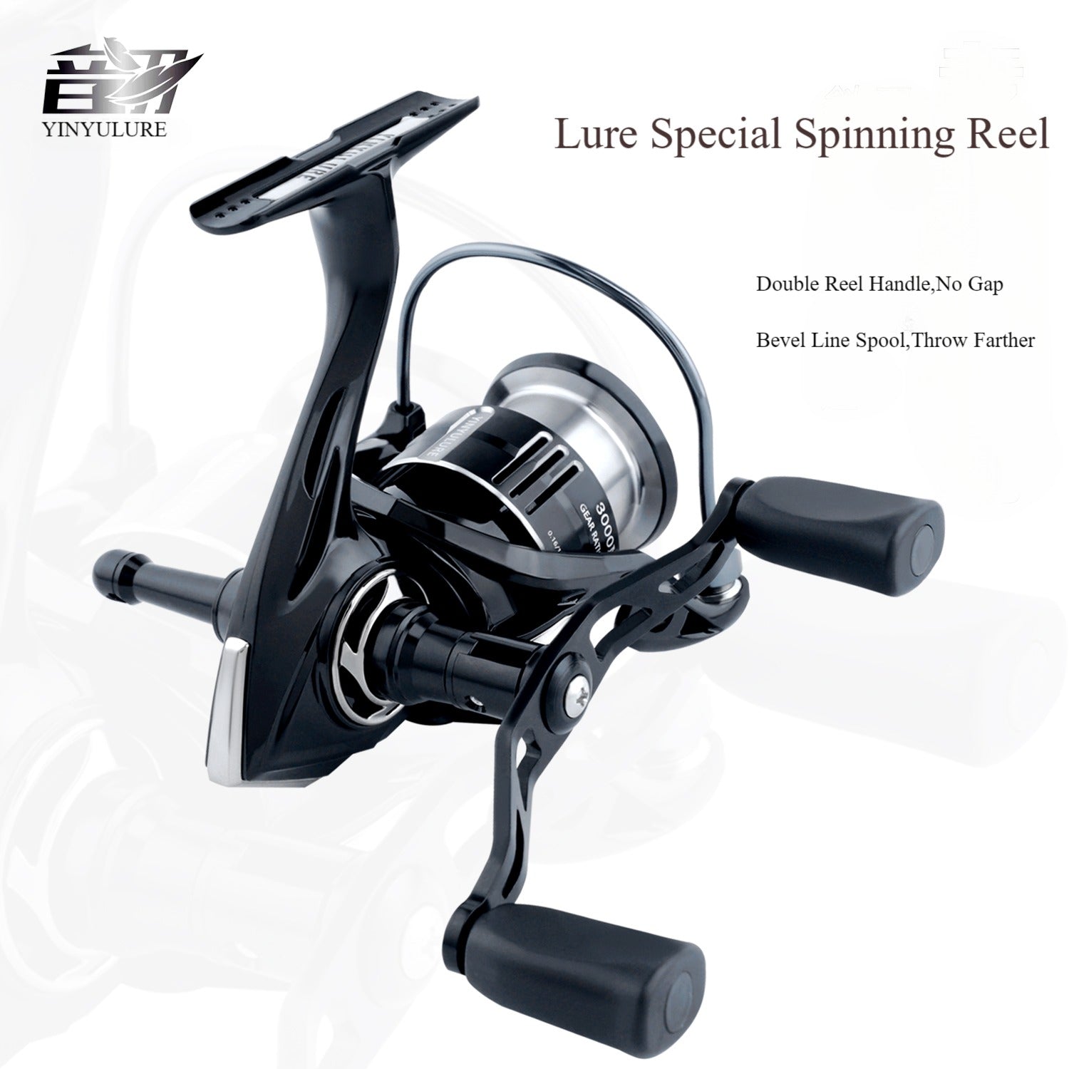 YINYULURE new style FINESSE spinning reel fishing reel metal double re –  YinYu Fishing Store