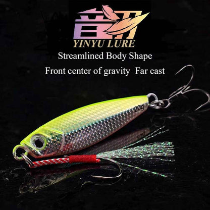 YINYU Iron plate BKK hook far cast lure bionic bait laser coating colo – YinYu Fishing Store