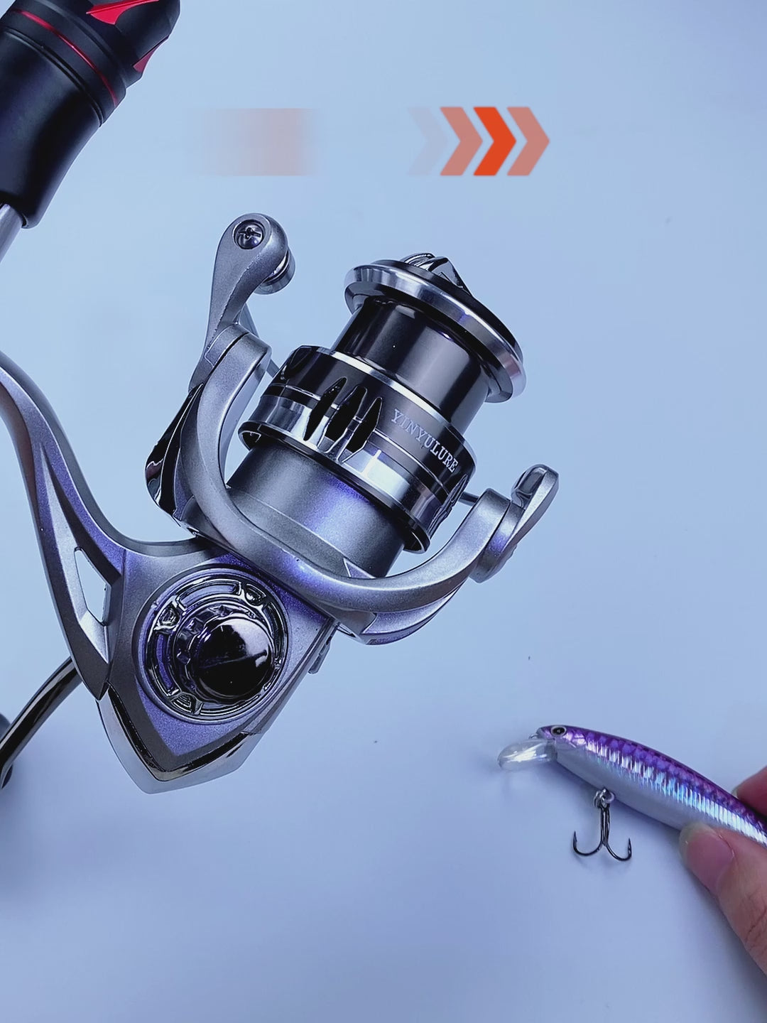 YINYULURE new style CUPID fishing reels spinning reel metal handle – YinYu  Fishing Store