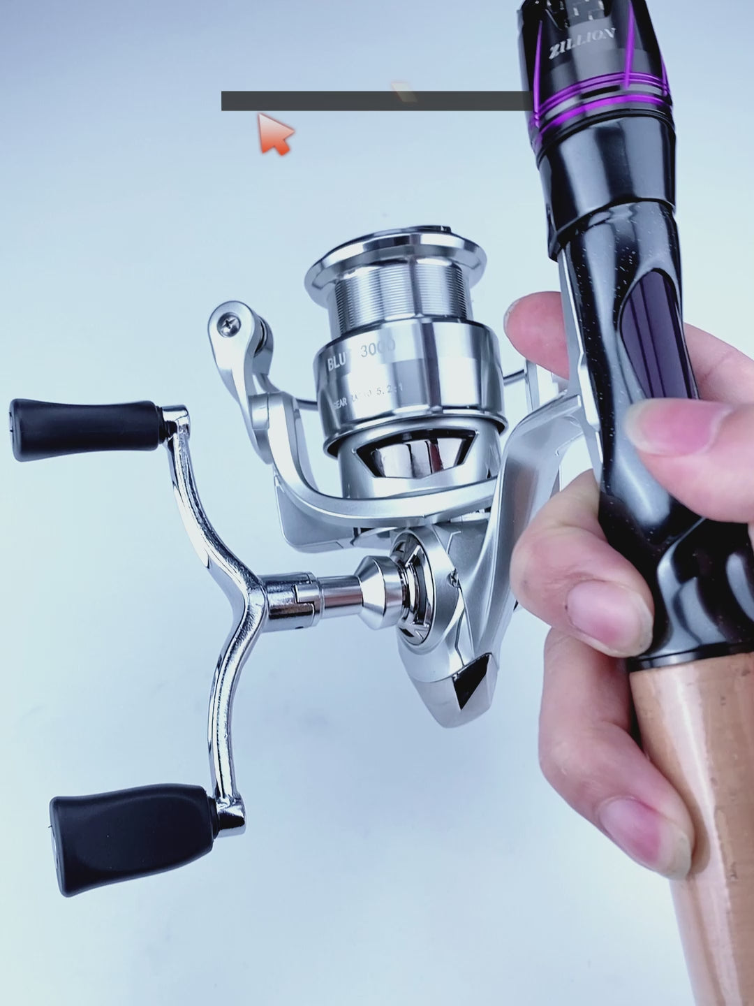 YINYULURE new style BULT fishing spinning reel double handle 6+1 bears