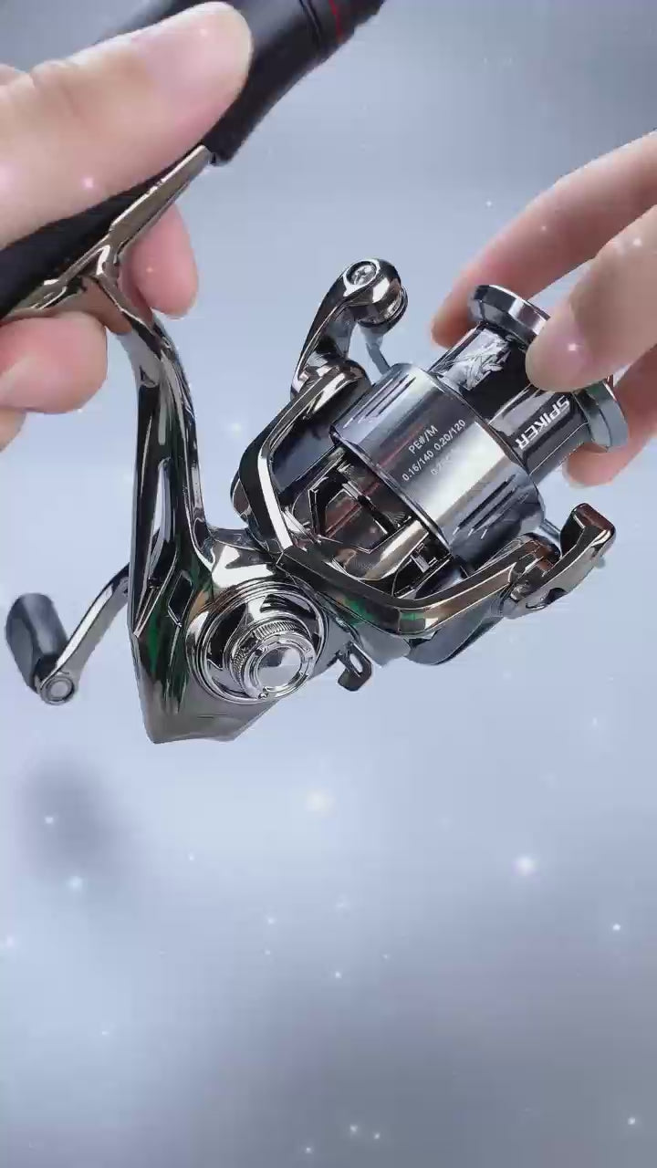 YINYU LURE new style VICTOR metal double handle no gap fishing reel sp –  YinYu Fishing Store